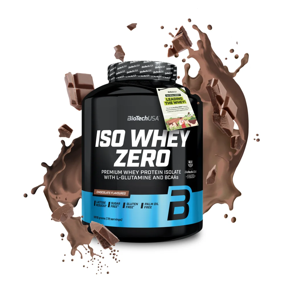 BioTechUSA Iso Whey Zero o smaku czekolady, proszek, 1816 g