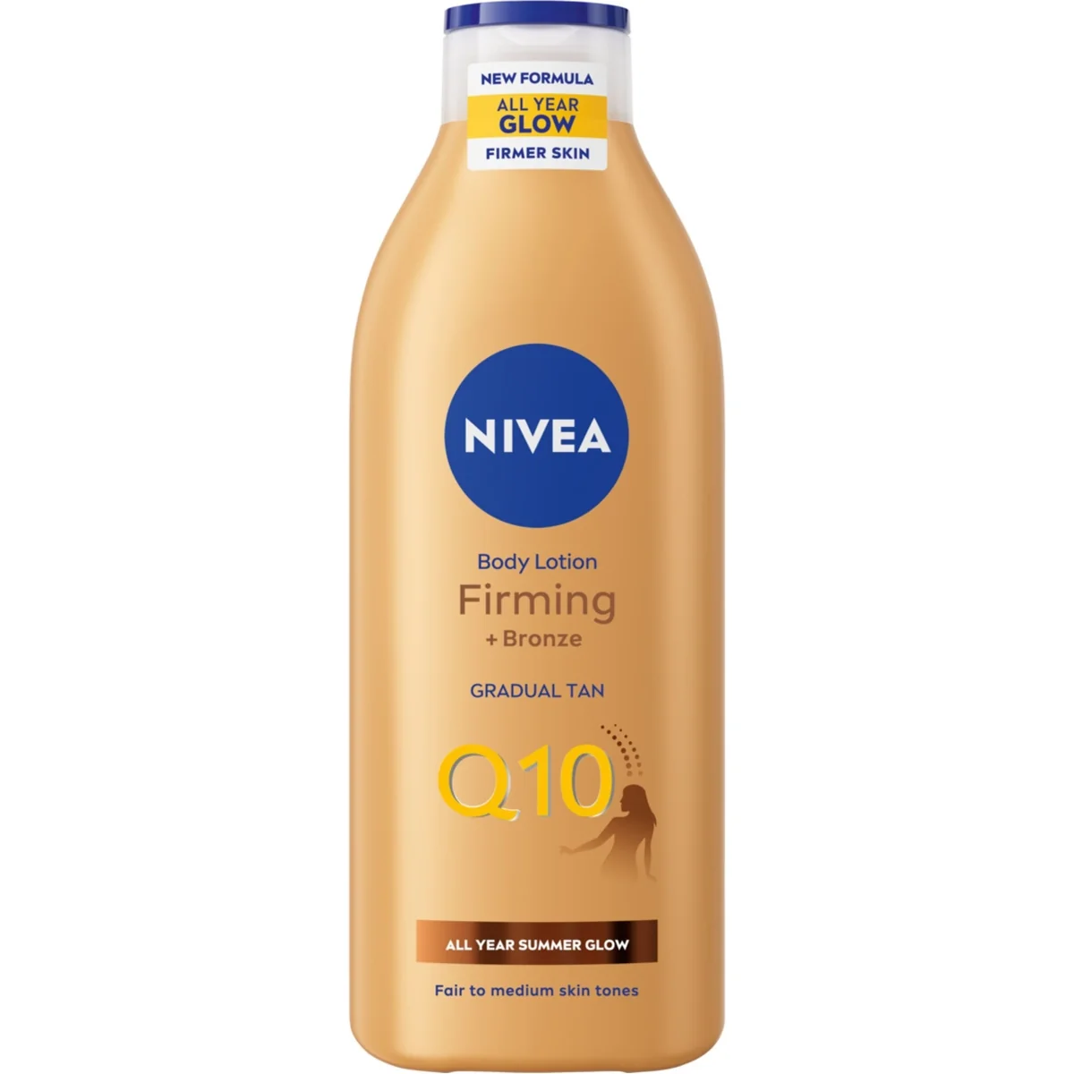 Nivea Q10 ujędrniający balsam do ciała z efektem brązującym, 400 ml