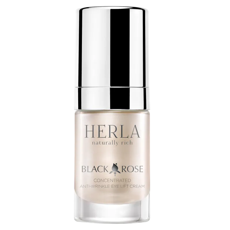Herla Black Rose Anti-Wrinkle Eye Lift Cream skoncentrowany przeciwzmarszkowy krem pod oczy, 15 ml