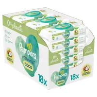 Pampers Harmonie Coconut Pure chusteczki nawilżane, 18 x 42 szt.