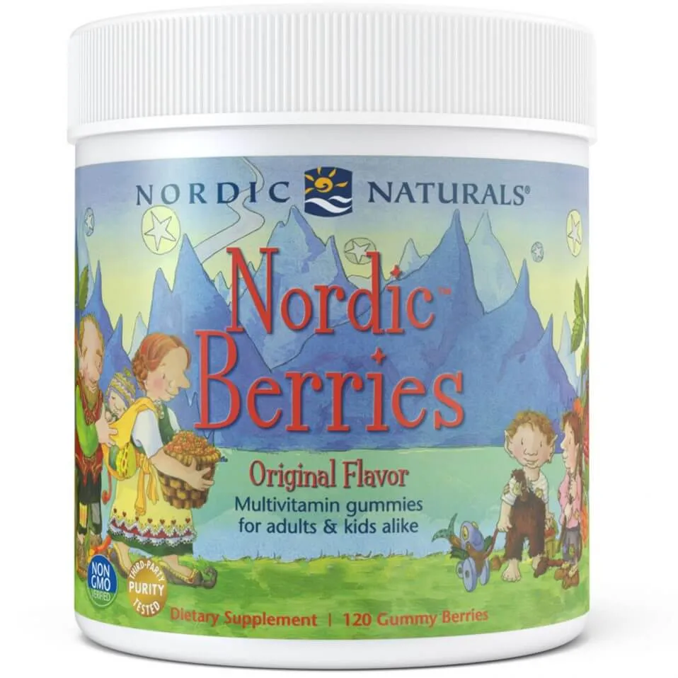 Nordic Naturals Nordic Berries, suplement diety, 120 żelków