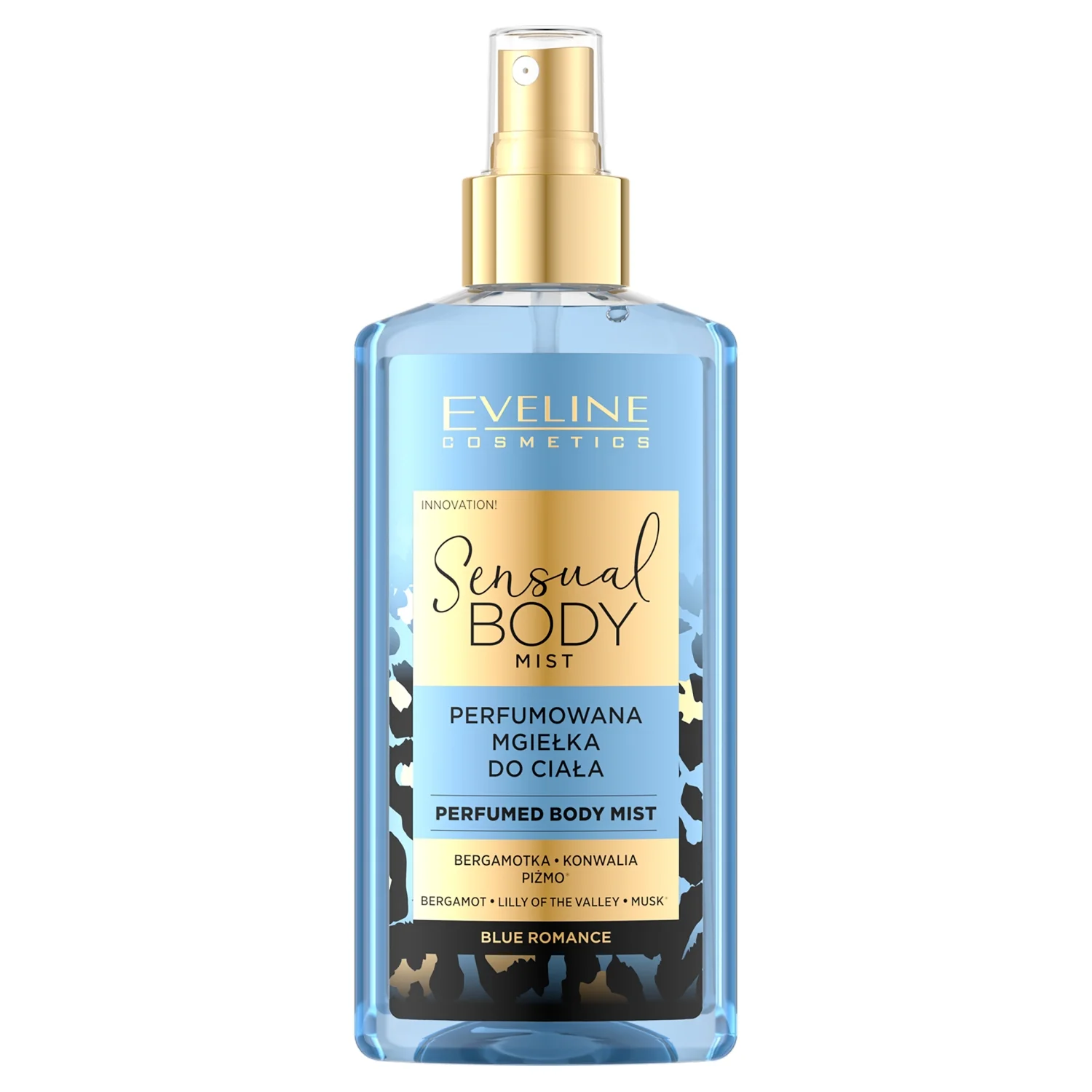 Eveline Cosmetics Sensual Body Mist Perfumowana mgiełka do ciała Blue Romance, 150 ml
