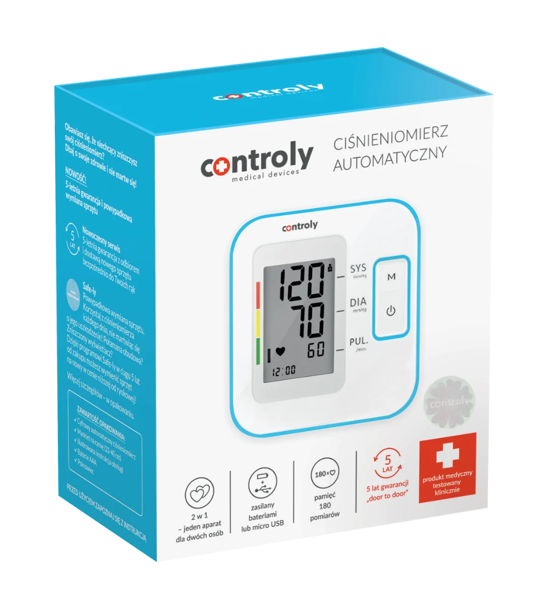 Controly Ciśnieniomierz automatyczny 1 sztuka