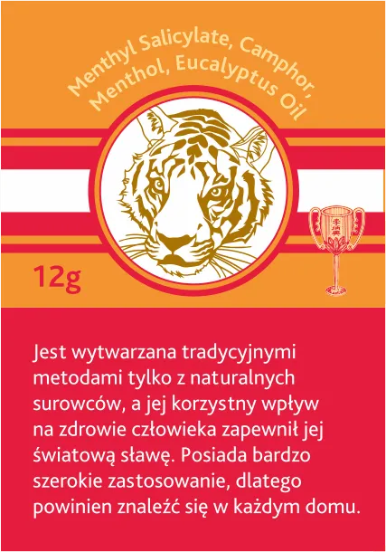 Golden Cup Balm, tajska maść tygrysia, 12 g