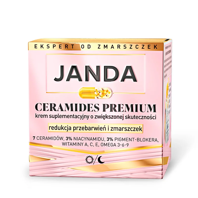 Janda Ceramides Premium krem redukujący przebarwienia i zmarszczki, 50 ml