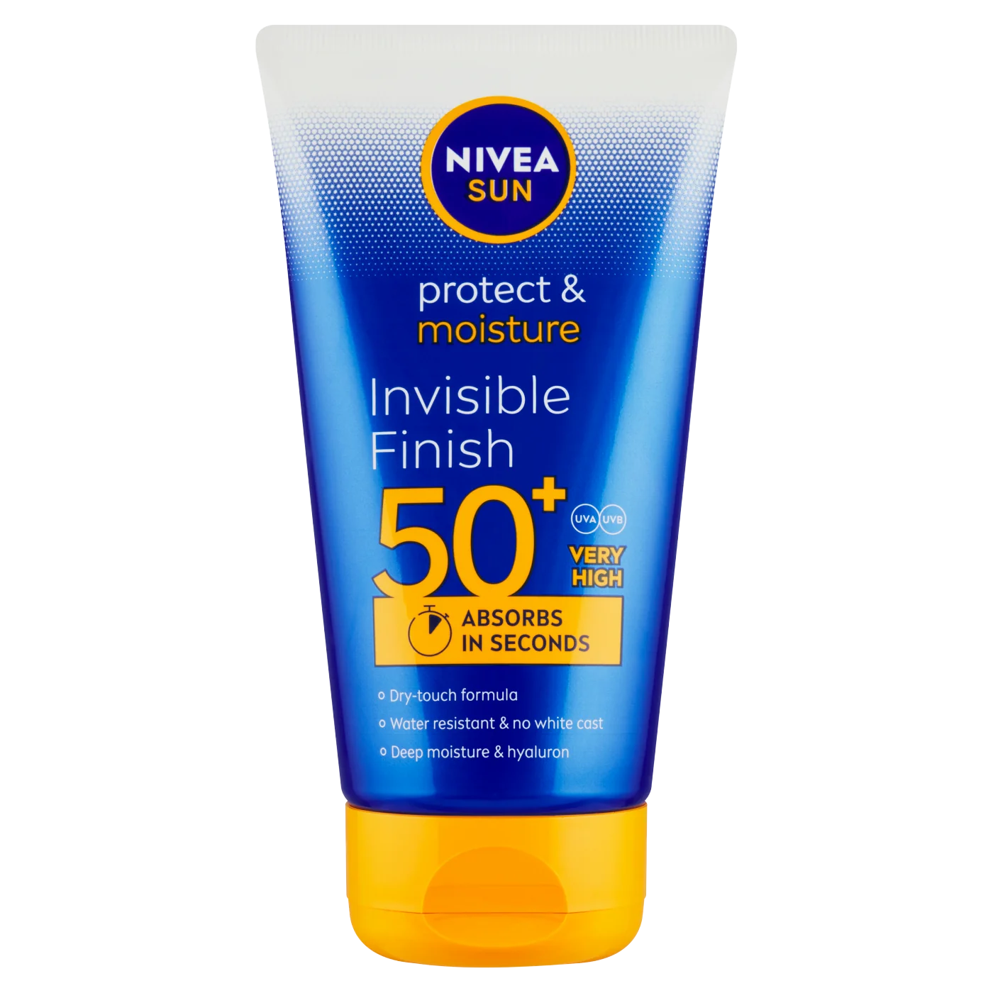 Nivea Sun Protect & Moisture Invisible Finish mleczko do opalania SPF 50+, 150 ml