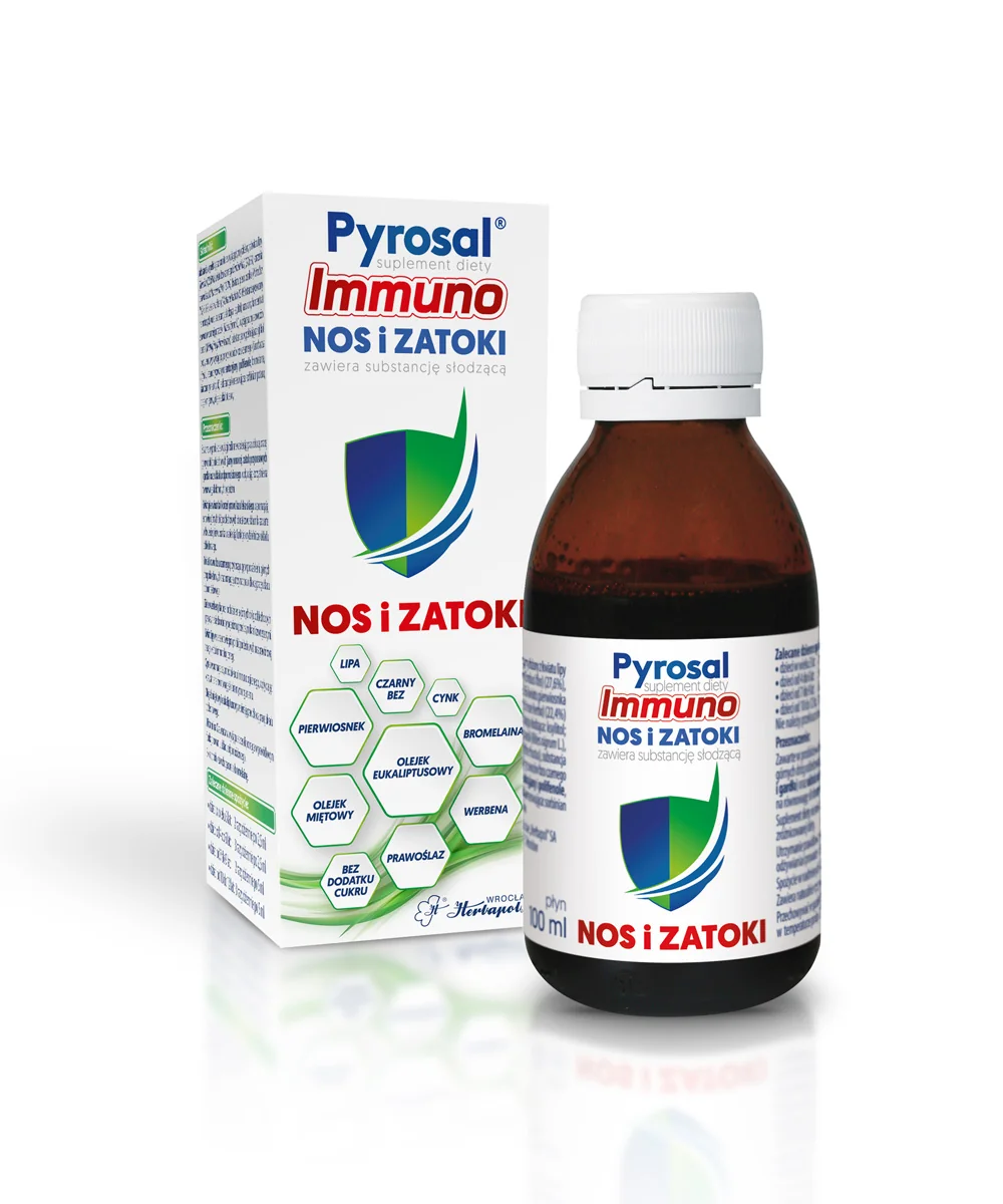 Pyrosal Immuno Nos I Zatoki płyn 100 ml
