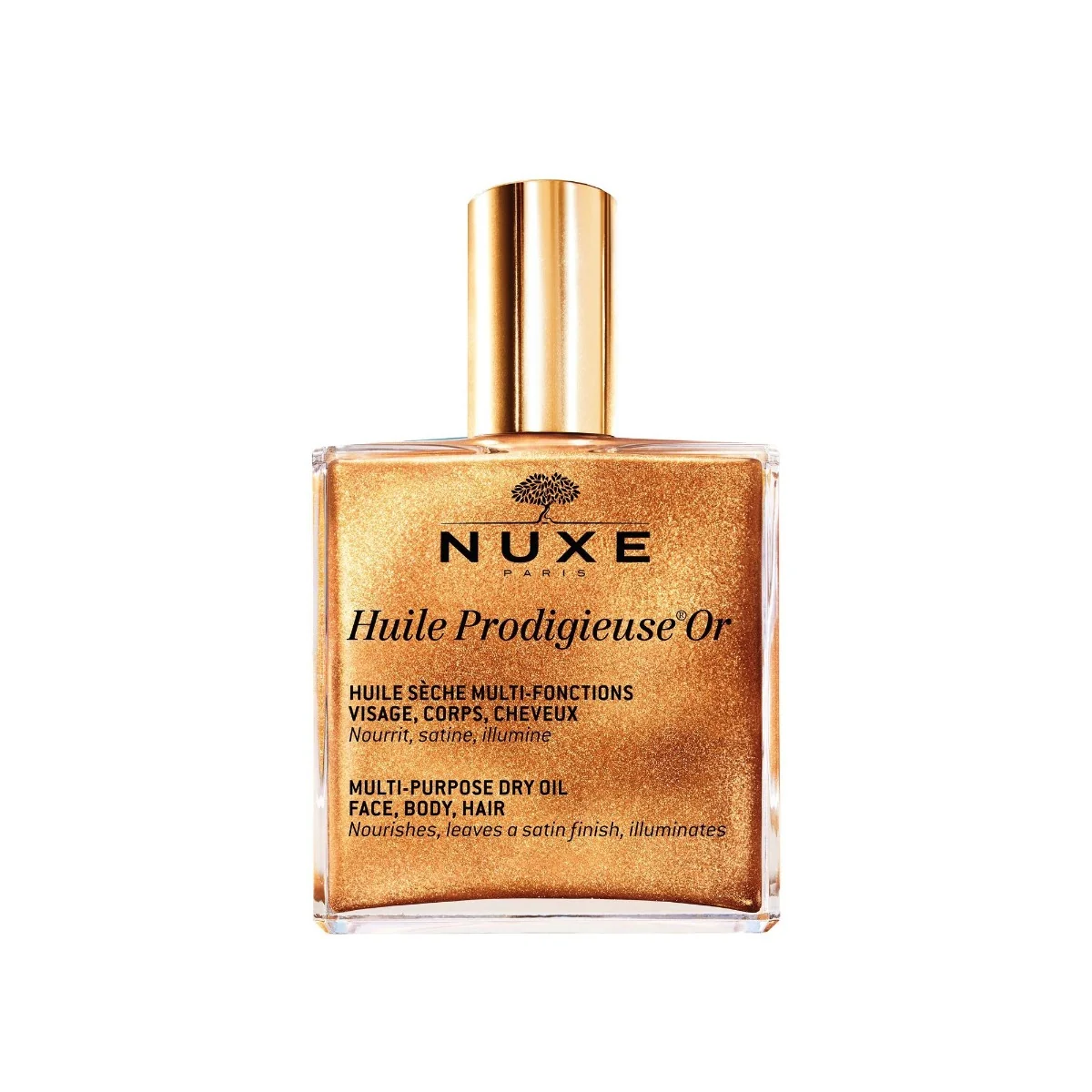 Nuxe Huile Prodigieuse OR suchy olejek o wielu zastosowaniach ze złotymi drobinkami, 100 ml
