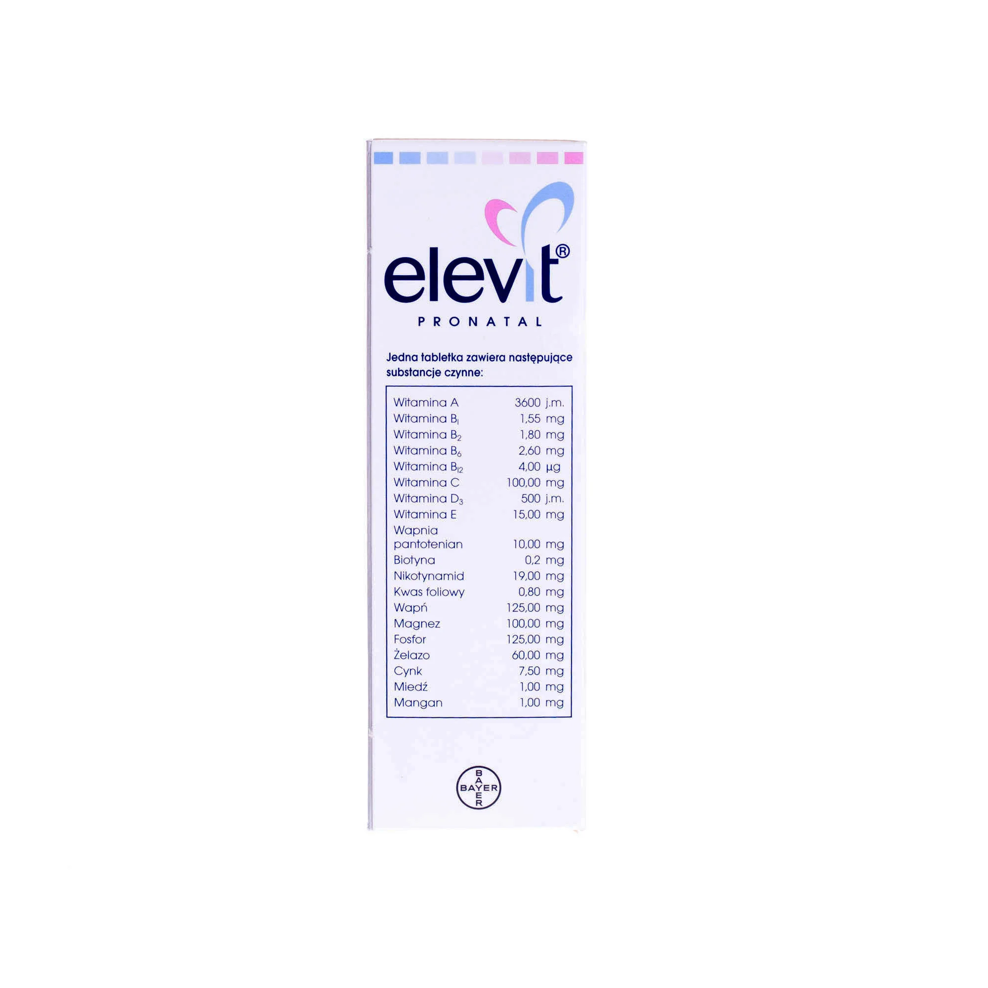Elevit Promatial Elevit Pronatal, tabletki powlekane, 30 szt. - skład, cena, ulotka ...