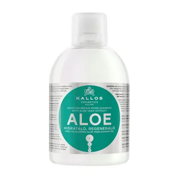 Kallos, nawilżająco regenerujący szampon do włosów z ekstraktem z aloesu, Aloe, 1000 ml 