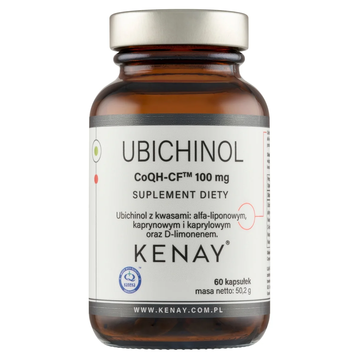 KenayAG Ubichinol CoQH-CF 100 mg 60 kapsułek