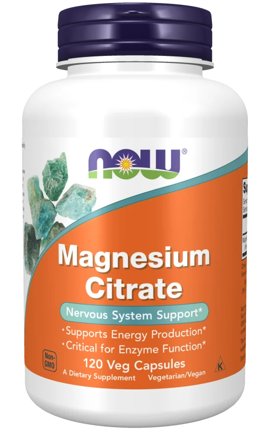 Now Foods Cytrynian Magnezu 133 mg 120 kapsułek