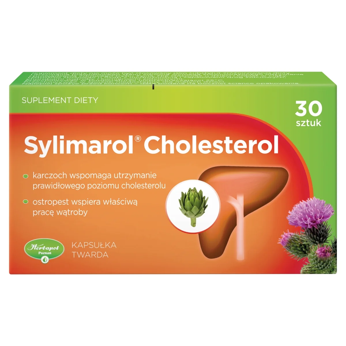 Sylimarol Cholesterol suplement diety, 30 kapsułek