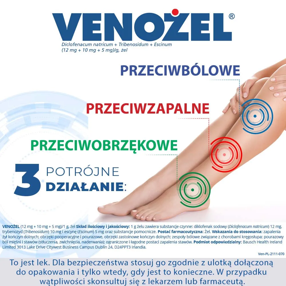 Venożel, żel, 100g 