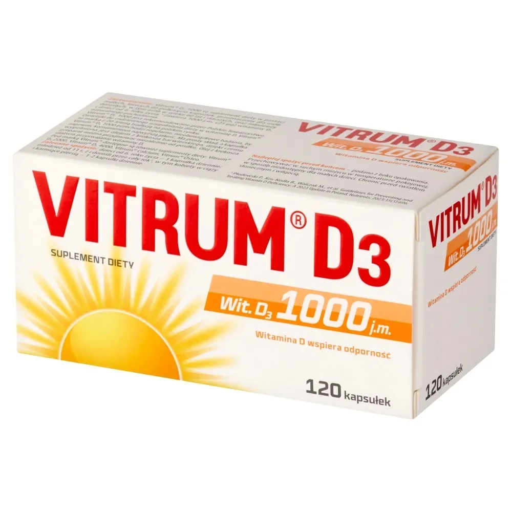 Vitrum® D3 1000 j.m. 120 kapsułek