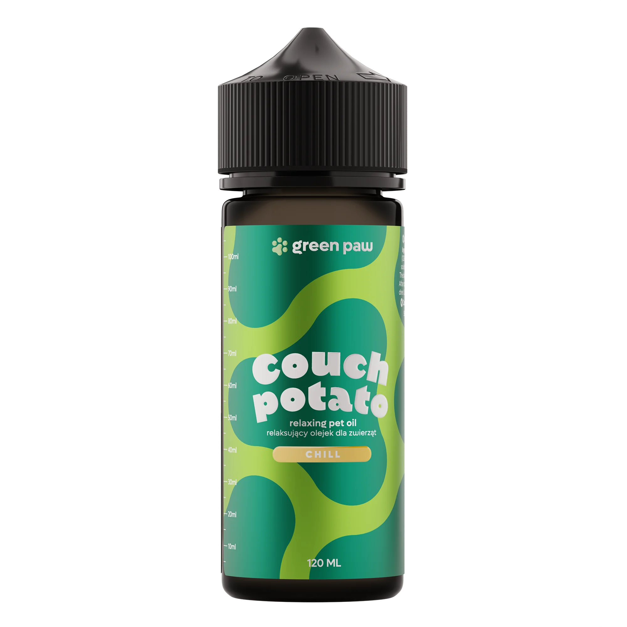 Green Paw Couch Potato olejek z CBD dla psów, 120 ml