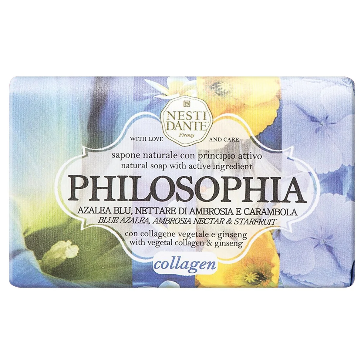 Nesti Dante Philisophia naturalne mydło w kostce wygładzająco-regenerujące z kolagenem, 250 g
