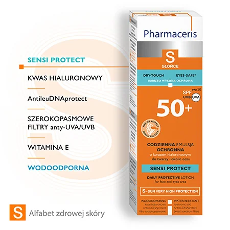Pharmaceris S Sensi Protect emulsja do twarzy i okolic oczu SPF 50+, 50 ml