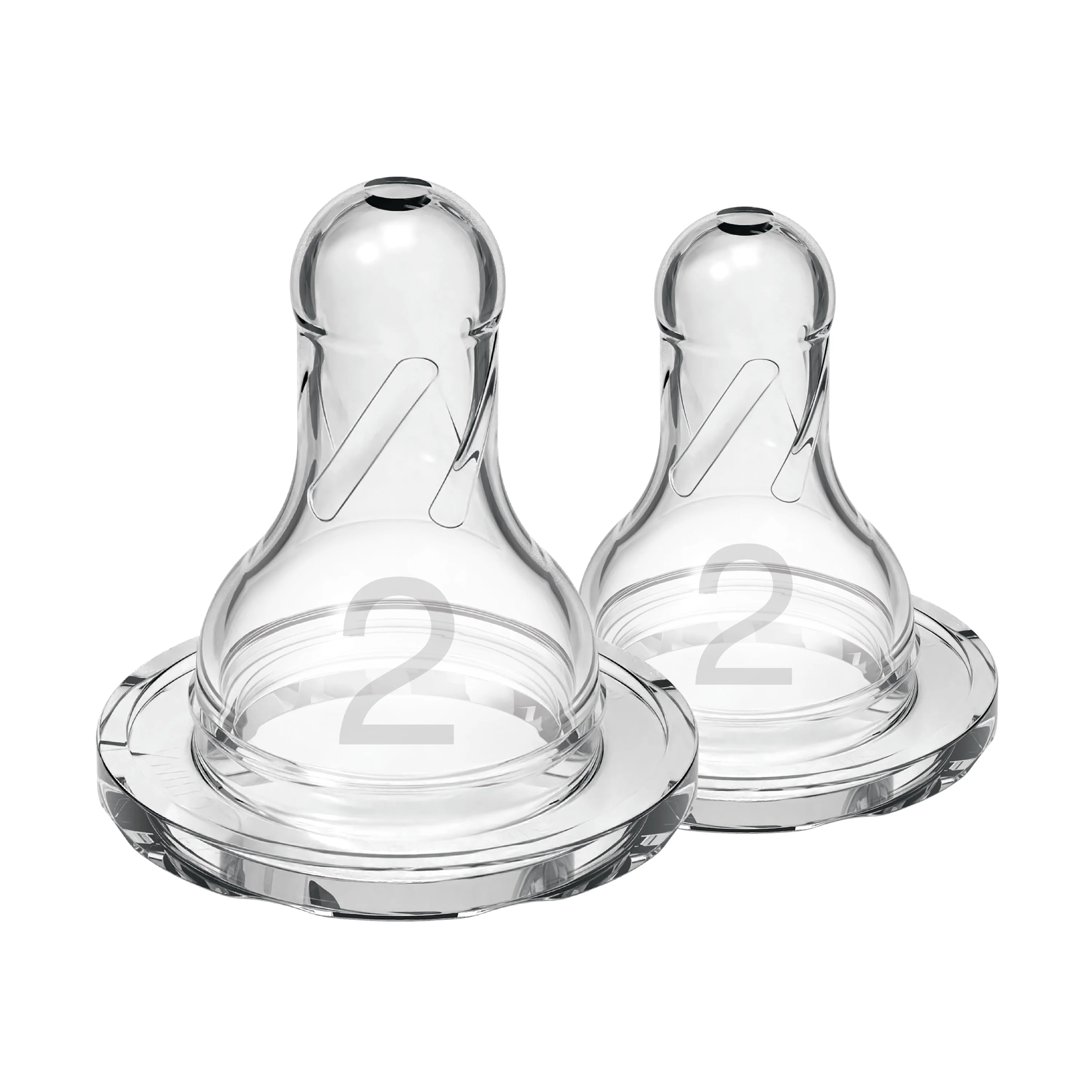 Dr Brown's Smoczek do butelki Standard poziom 2 (3-6 m), 2 sztuki