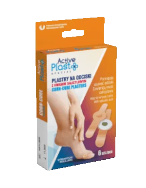 Active Plast plastry na odciski z kwasem salicylowym Active Plast plastry na odciski z kwasem salicylowym