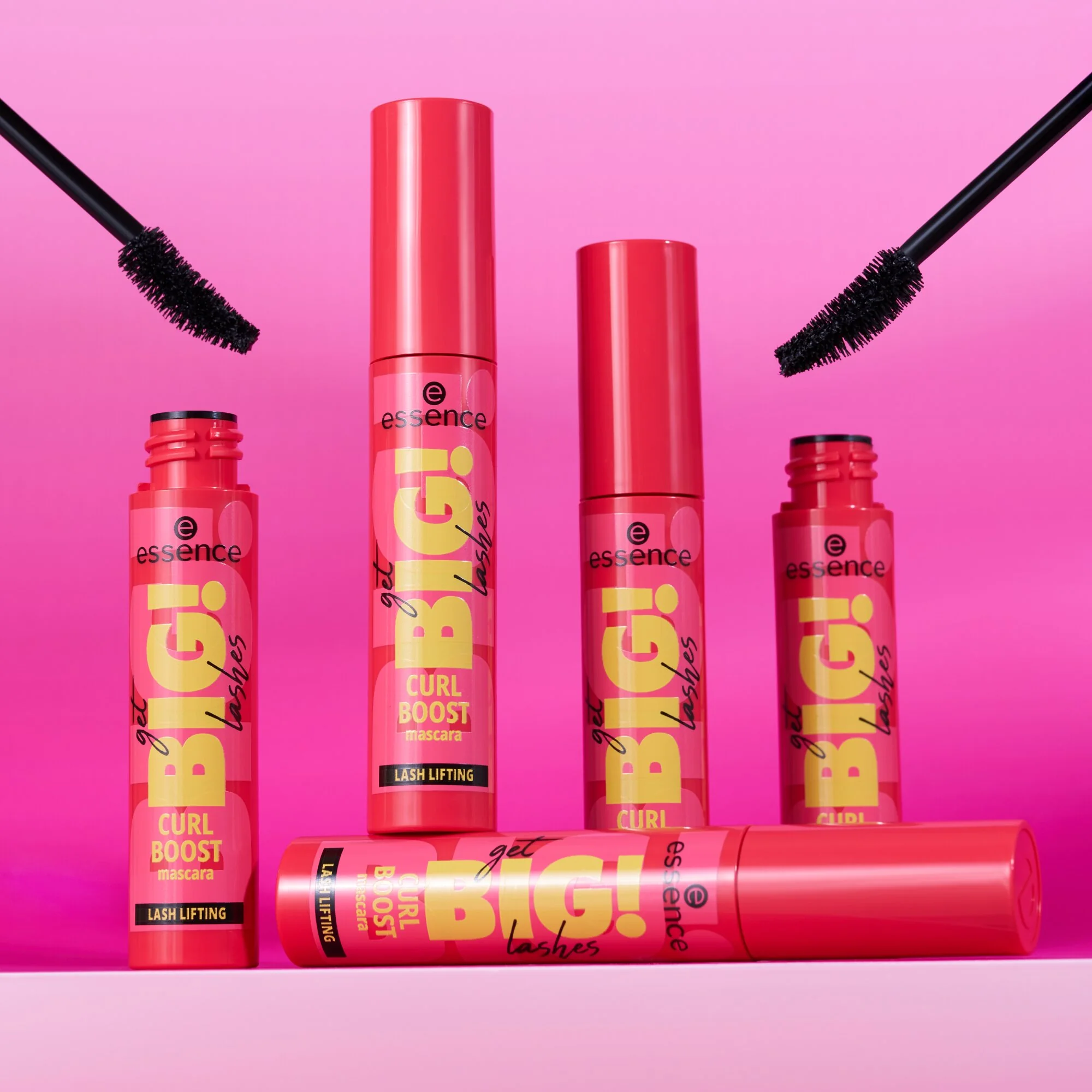 Essence Get Big! Lashes tusz do rzęs zwiększający objętość Black, 12 ml