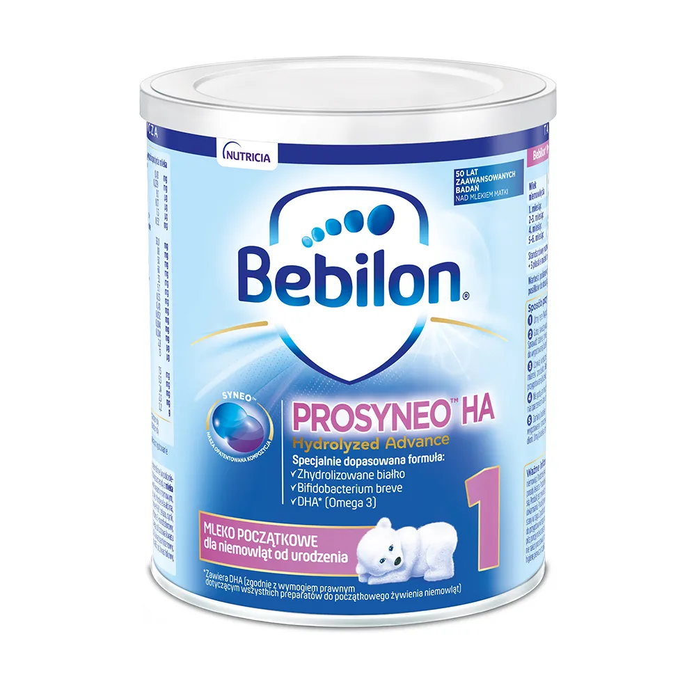 Bebilon Prosyneo HA 1 mleko początkowe dla niemowląt od urodzenia, 400 g