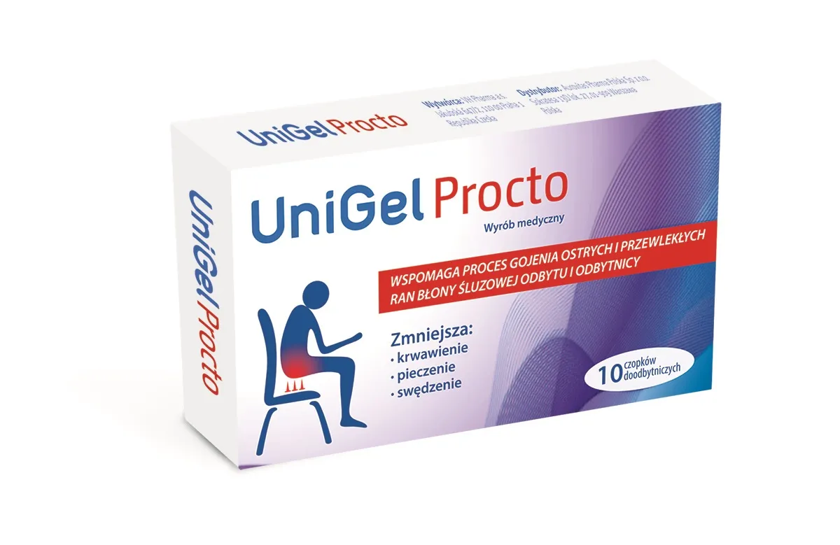 Unigel Procto, 10 czopków doodbytniczych