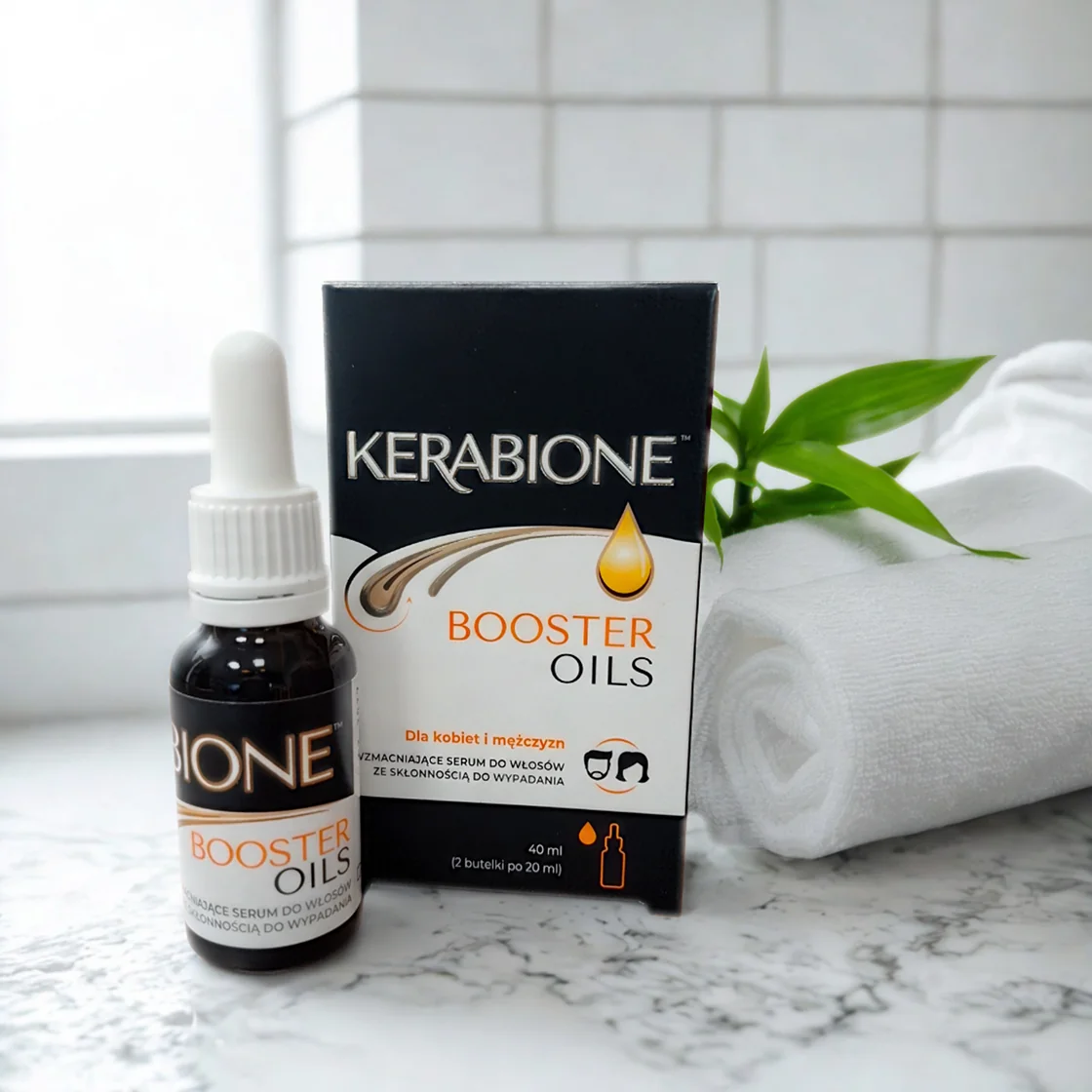 Kerabione™ Booster Oils serum do włosów, 2 x 20 ml