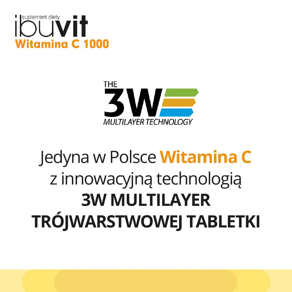 Ibuvit Witamina C 1000, suplement diety, 30 tabletek 