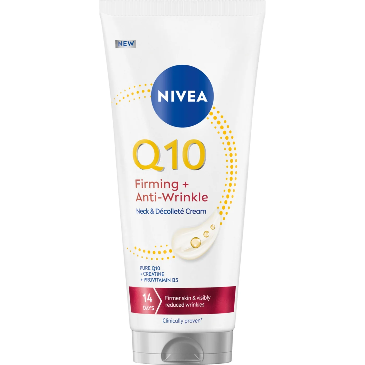 Nivea Q10 Ujędrniający krem przeciwzmarszczkowy do szyi i dekoltu, 200 ml