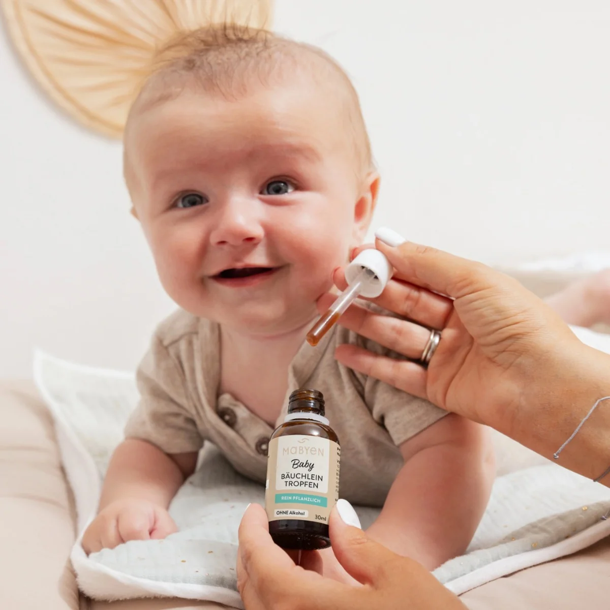 MABYEN Baby ziołowe krople na brzuszek dla niemowląt, 30 ml