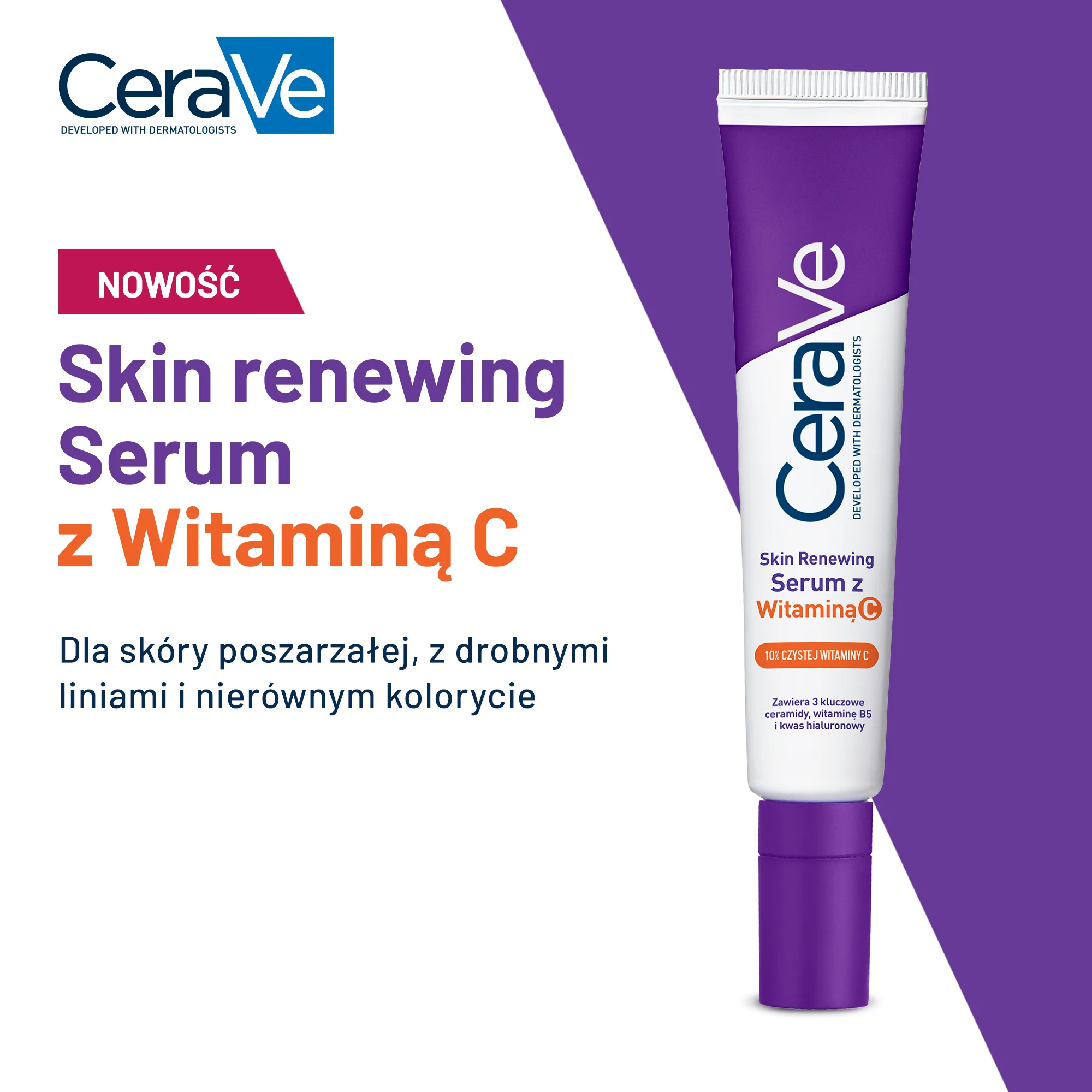 CeraVe Skin Renewing serum z witaminą C, 30 ml