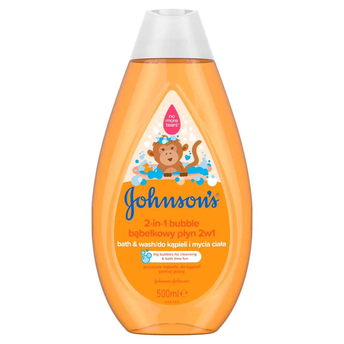 Johnson's Bubble płyn do mycia ciała i włosów dla dzieci, 500 ml