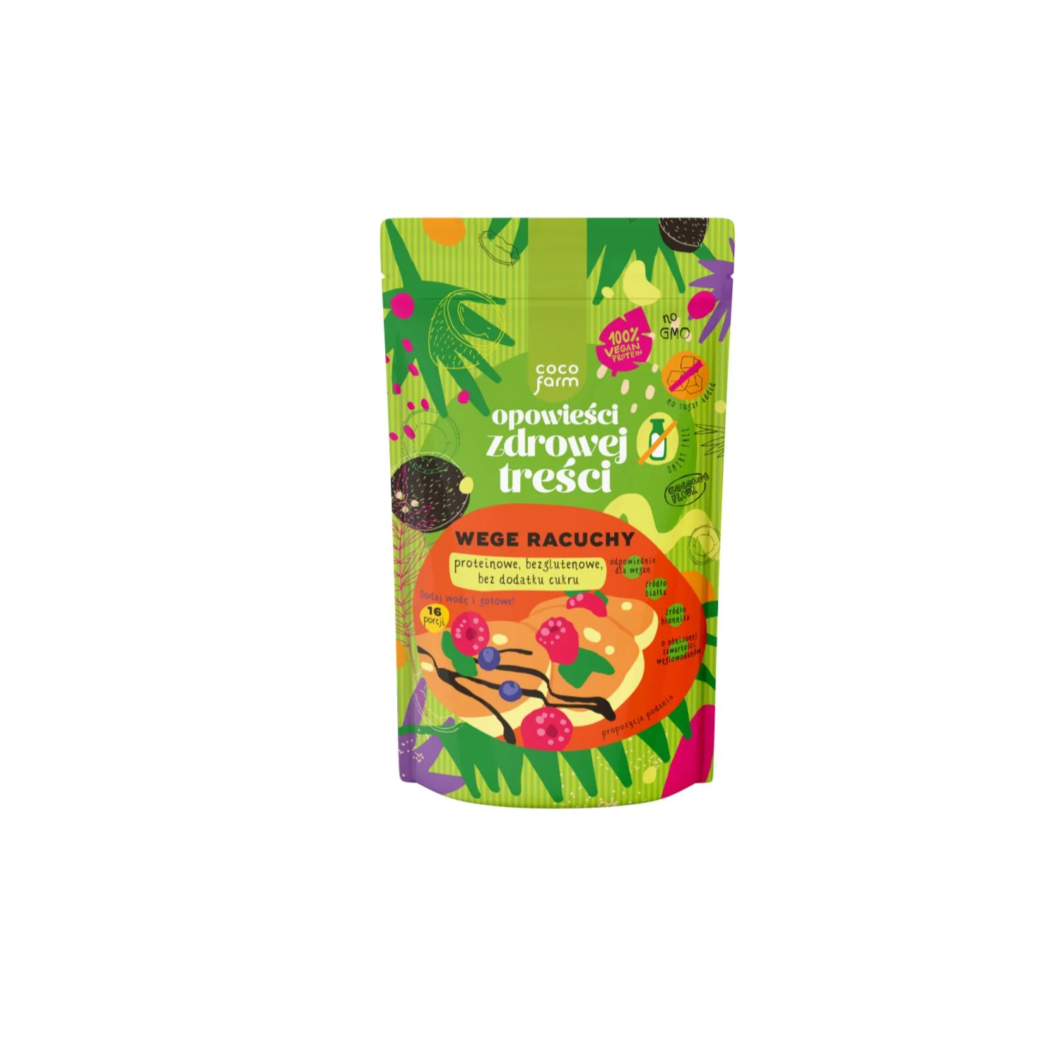 Opowieści Zdrowej Treści wege racuchy, 345 g