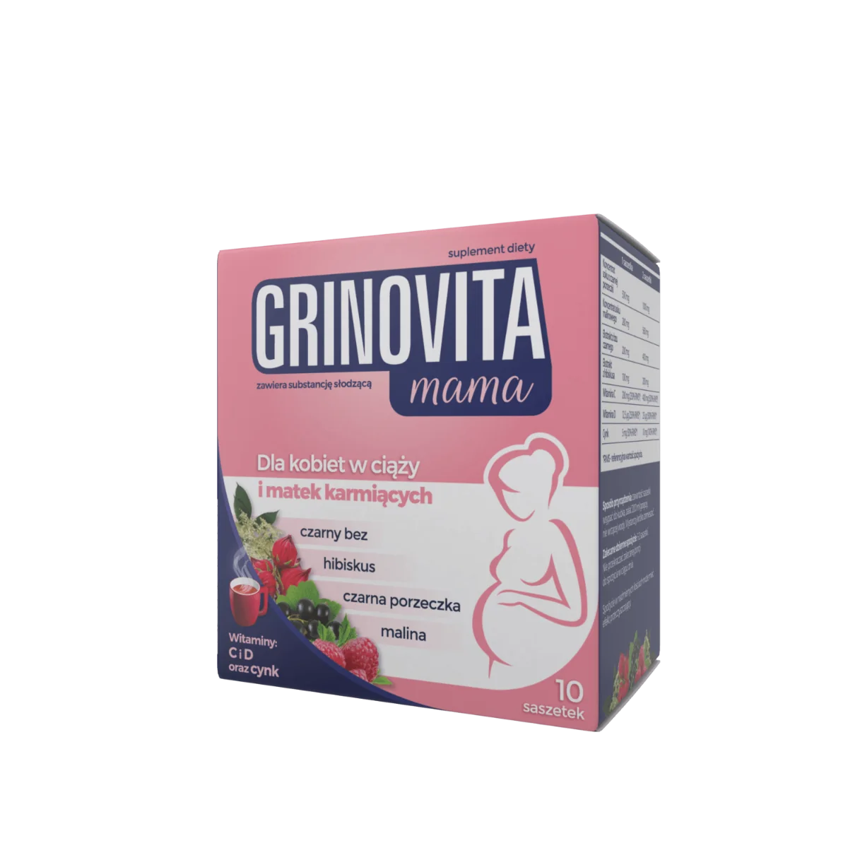 Grinovita Mama suplement diety, 10 saszetek