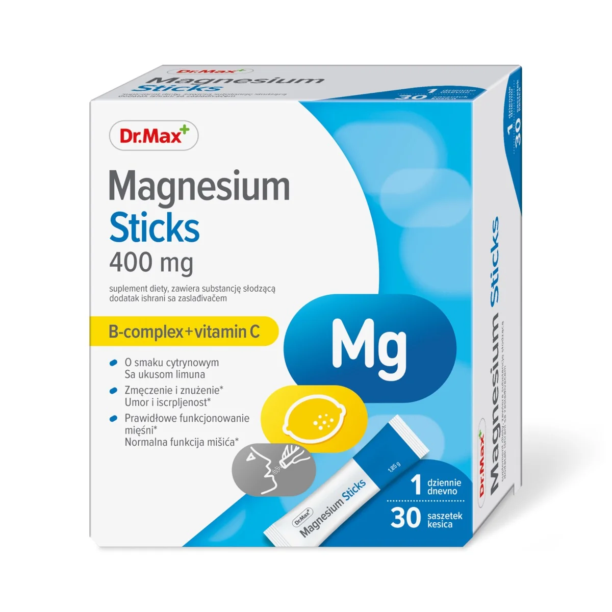 Magnesium Sticks Dr. Max 400 mg, 30 saszetek