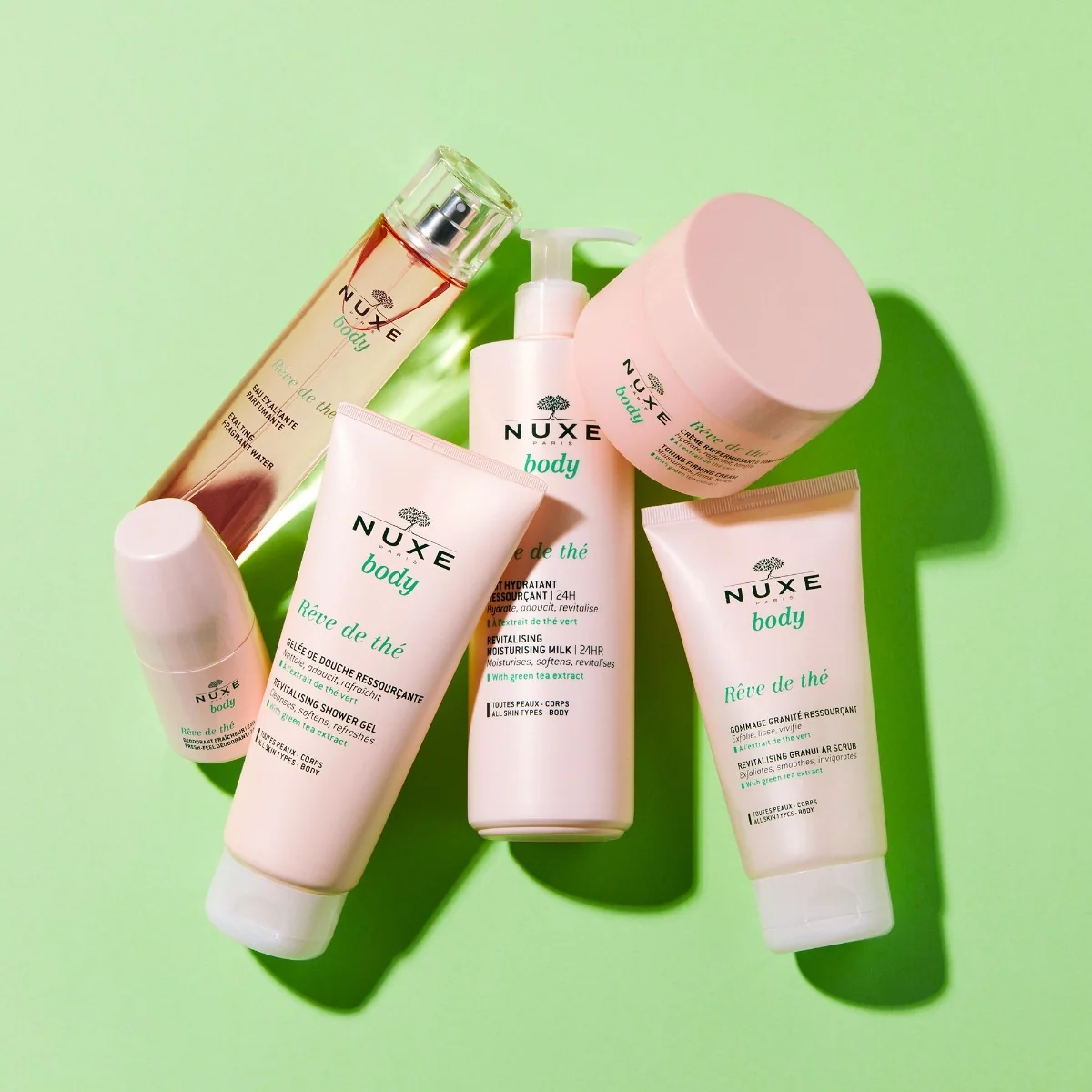 Nuxe Body Reve de Thé rewitalizujący peeling do ciała, 150 ml