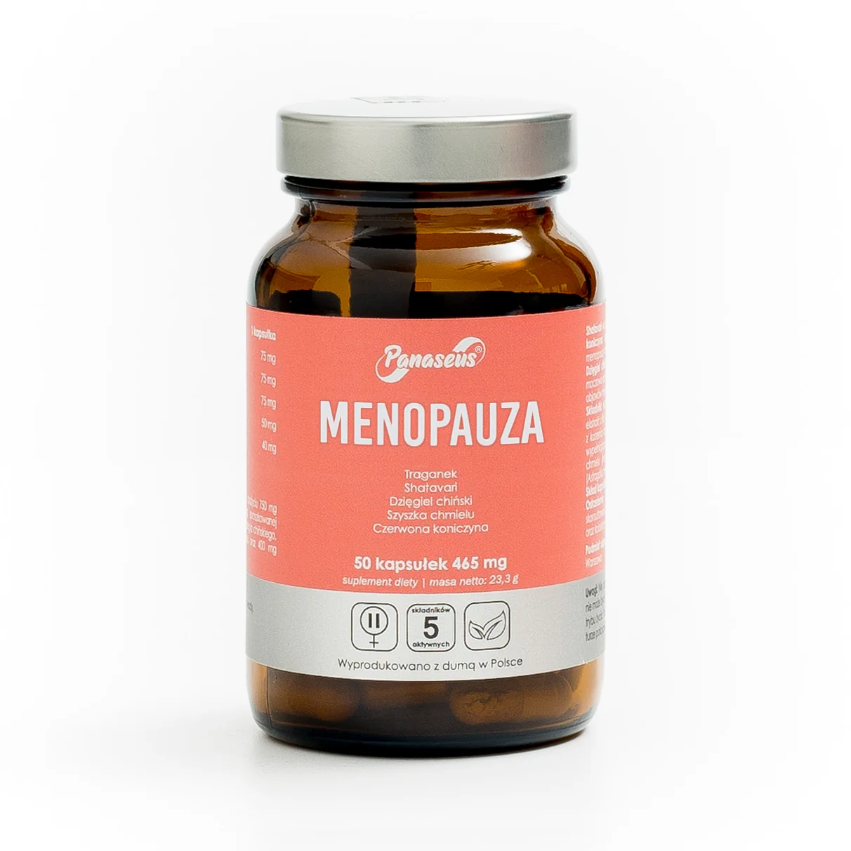 Panaseus Menopauza 50 kapsułek