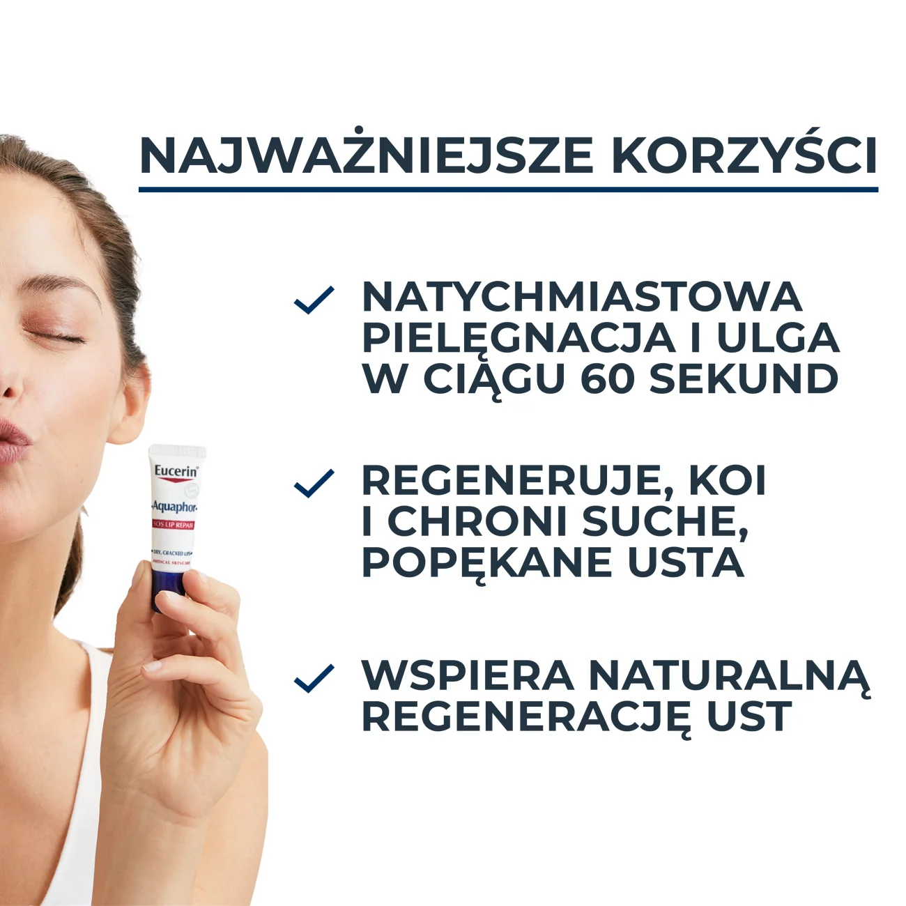 Eucerin Aquaphor SOS pomadka ochronna, 10 ml