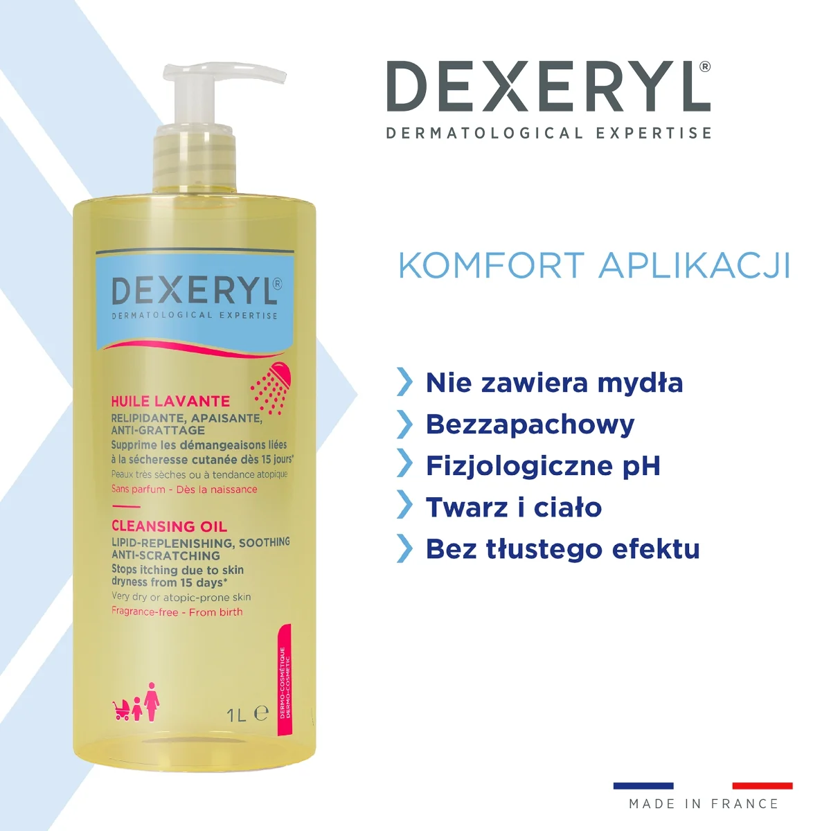 Dexeryl olejek do mycia, 1 l