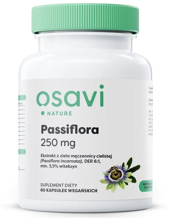 Osavi Passiflora 250 mg 60 kapsułek wegańskich