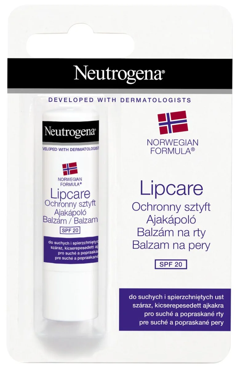 Neutrogena Formuła Norweska Ochronny sztyft do ust SPF 20, 4,8 g