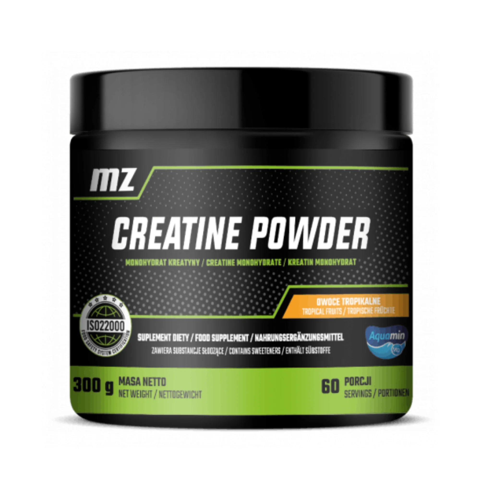 MZ Creatine Powder owoce tropikalne, 300 g
