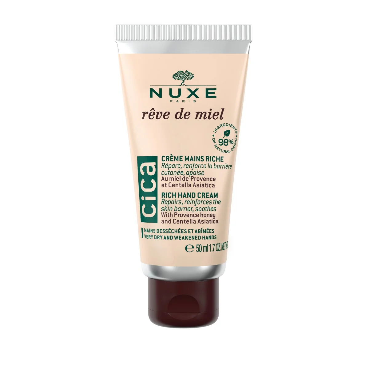 Nuxe Reve de Miel Cica krem naprawczy do rąk, 50 ml