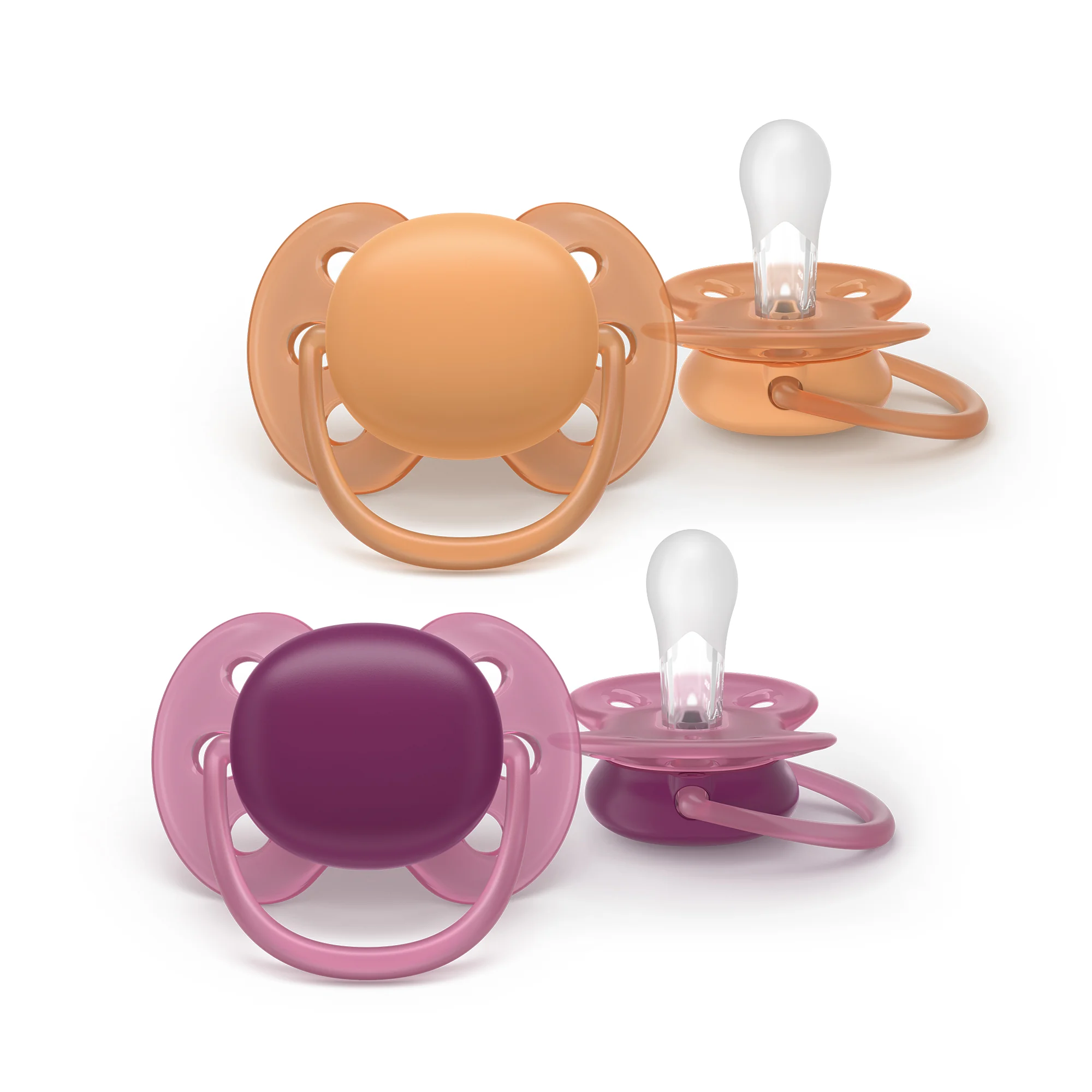 Philips Avent Ultra Soft ortodontyczny smoczek uspokajający 18m+, 2 sztuki