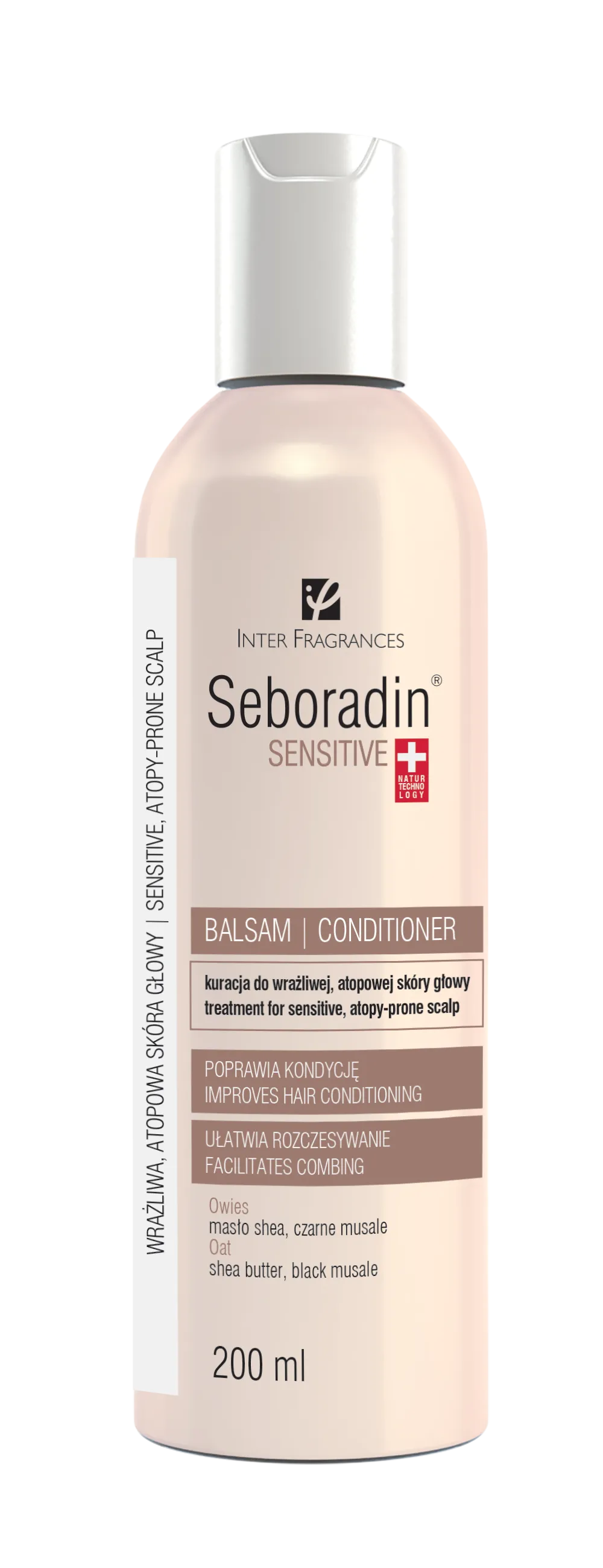 Seboradin Sensitive, balsam do włosów delikatnych, 200 ml