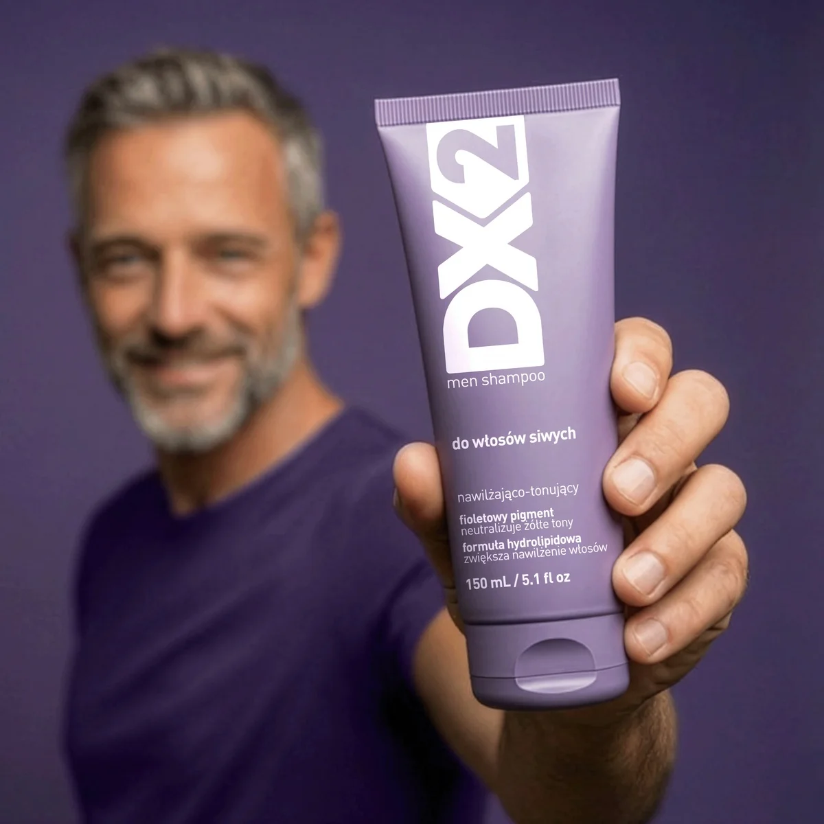 DX2 szampon dla mężczyzn do włosów siwych, 150 ml