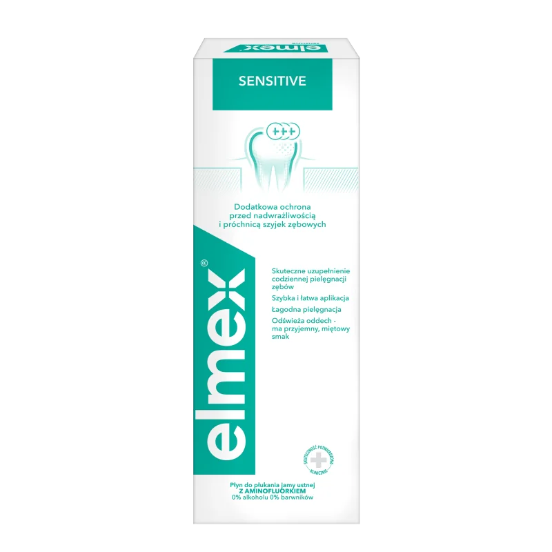 Elmex Sensitive płyn do płukania jamy ustnej, 400 ml