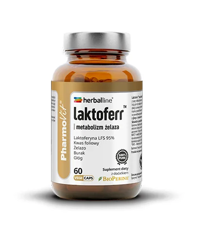 PharmoVit® Herballine™ Laktoferr™ metabolizm żelaza 60 kapsułek