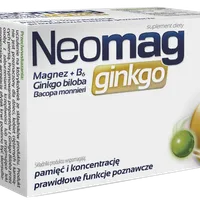 Neomag Ginkgo, suplement diety, 50 tabletek